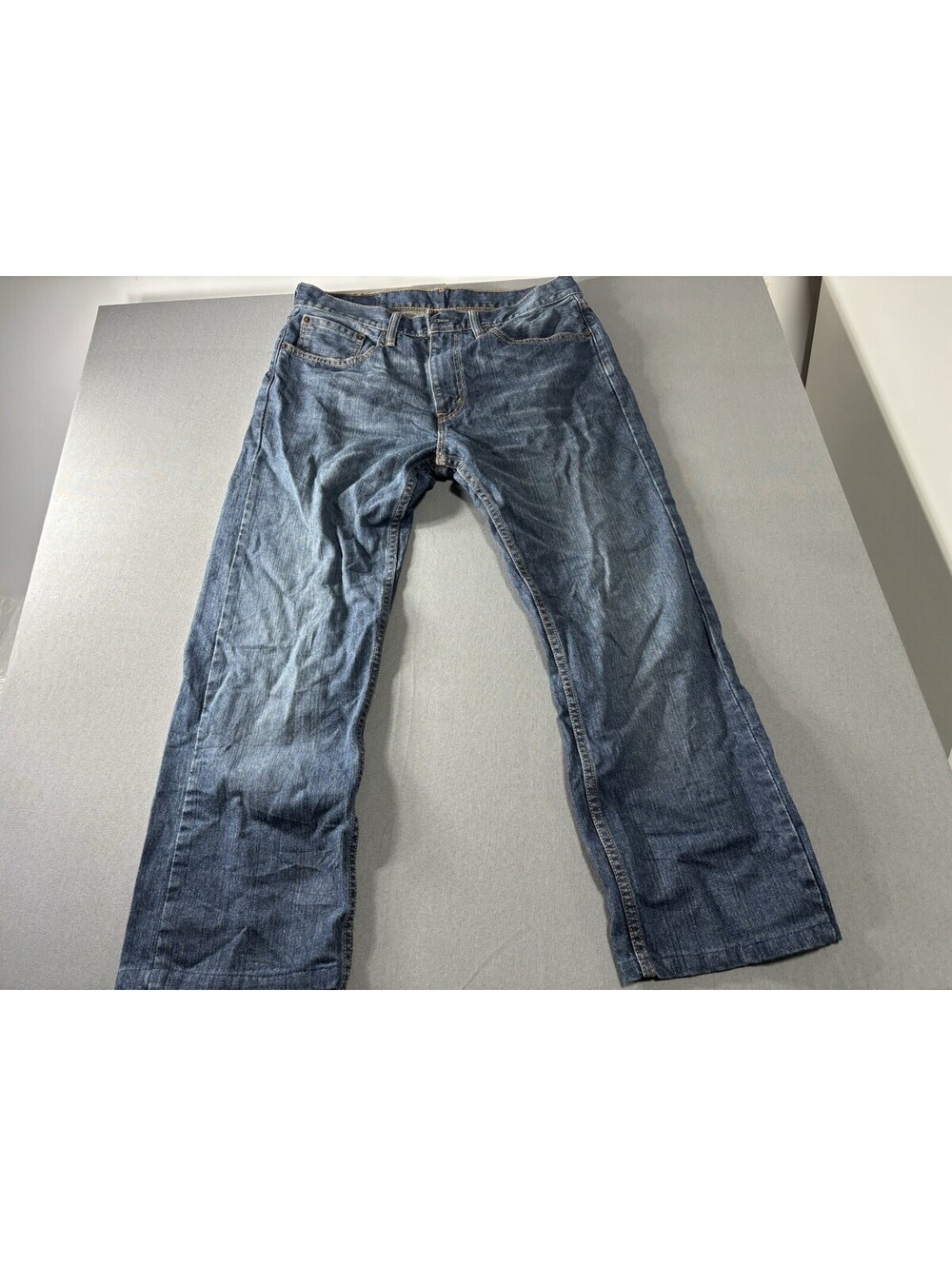 Levis 505 Jeans Mens 32x30 Blue Regular Straight American Workwear Medium Denim